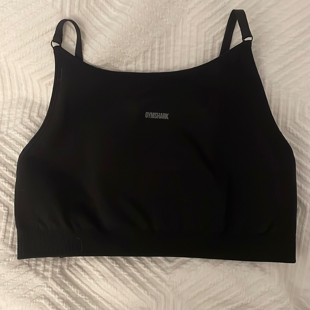 Black Gymshark Flex Sports Bra